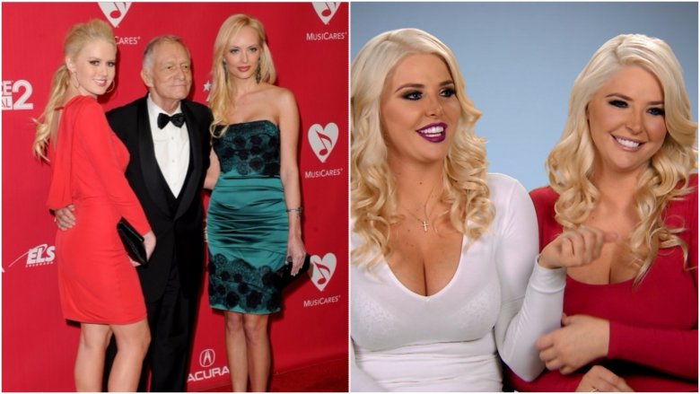 Twin sisters Kristina and Karissa Shannon caught the attention of Hefner af...